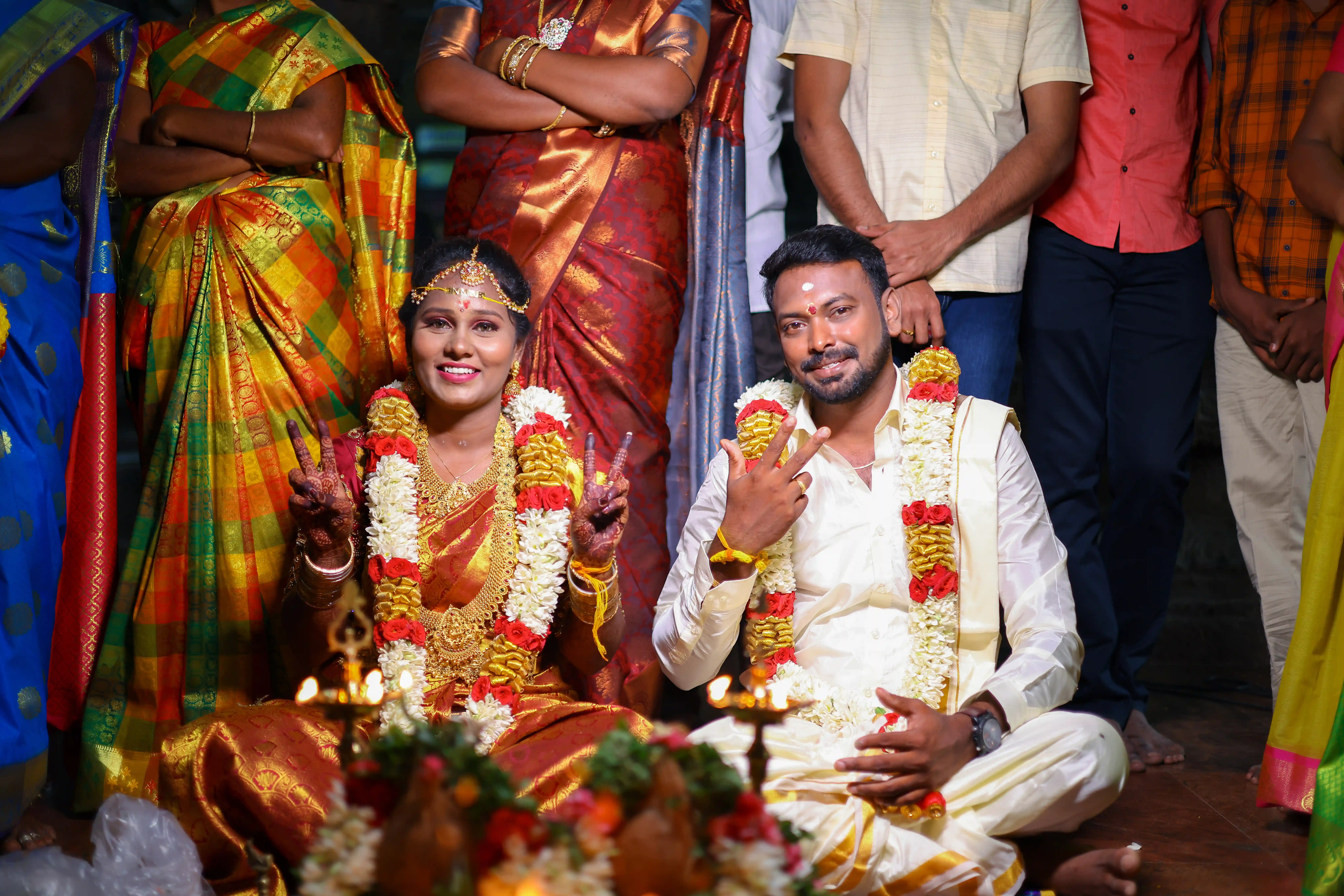 Gopi and Varshini wedding photography by Studio AK